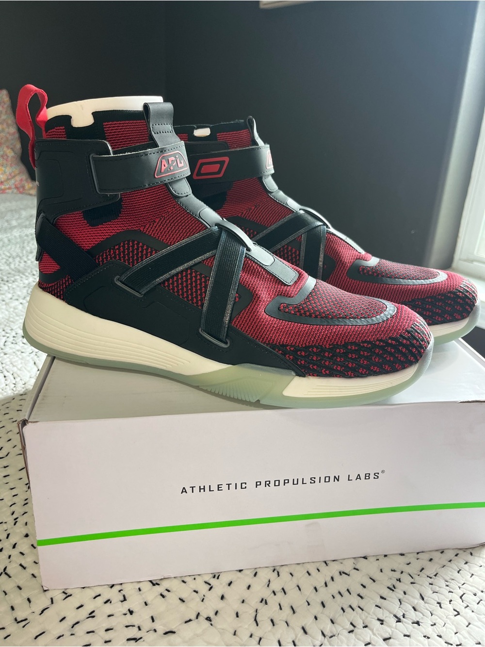 Athletic Propulsion Labs APL Super Future Shoes Men's Sz 11.5 Basketball Red NEW